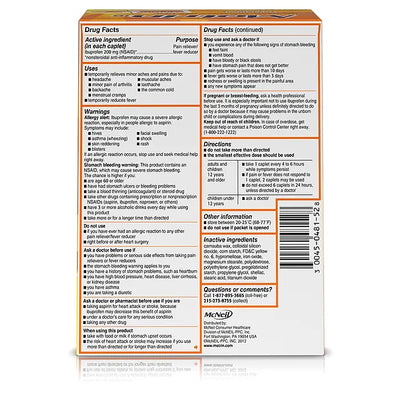 Motrin IB, 2 per pack – 100 per box
