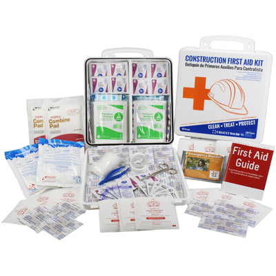 Bilingual OSHA Contractors First Aid Kit, 238 pieces