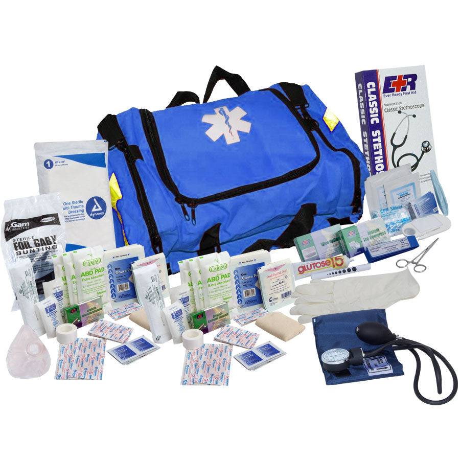 151 Piece First Responder Kit – Blue